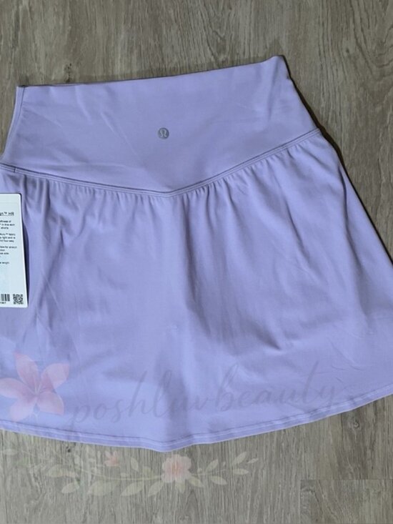 lululemon athletica Dresses & Skirts - Lululemon Align Long Skirt Lavender Frost Size 8 NWT A-Line Athletic Skirt
